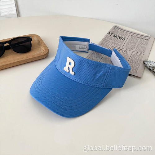 Visor Cap Washed Visor Cap With Applique Embroidery Supplier